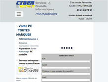 Tablet Screenshot of cybernetique.fr