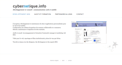 Desktop Screenshot of cybernetique.info