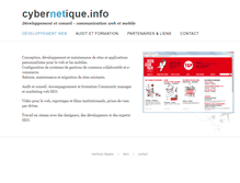 Tablet Screenshot of cybernetique.info